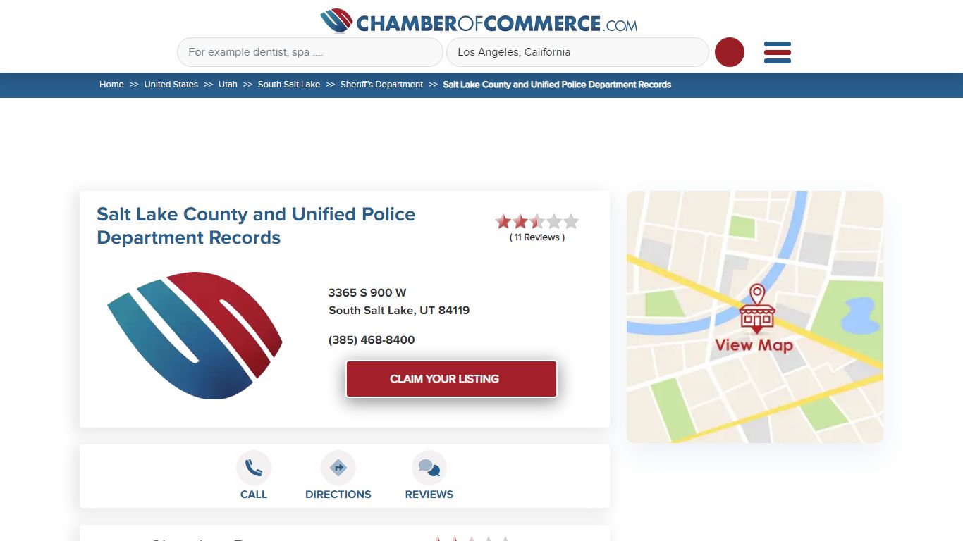 Salt Lake County and Unified Police Department Records